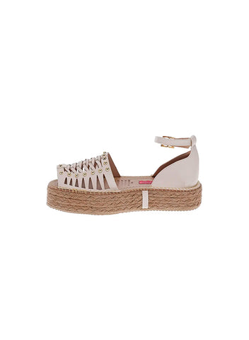 Ivory Kasai Jute Sandal for woman