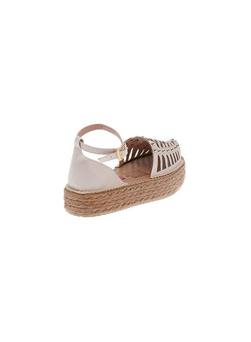 Ivory Kasai Jute Sandal for woman