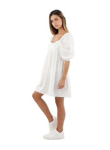 Ivory Sunrise Short dress for woman