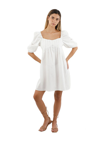 Ivory Sunrise Short dress for woman