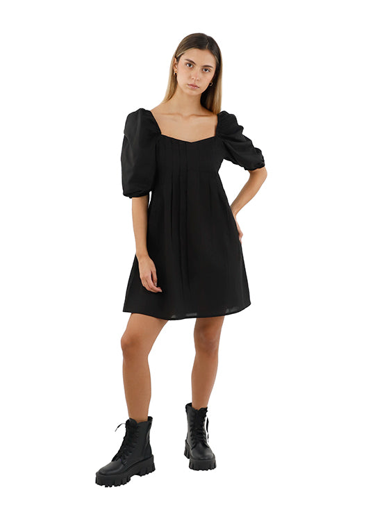 Black Sunrise Short dress for woman