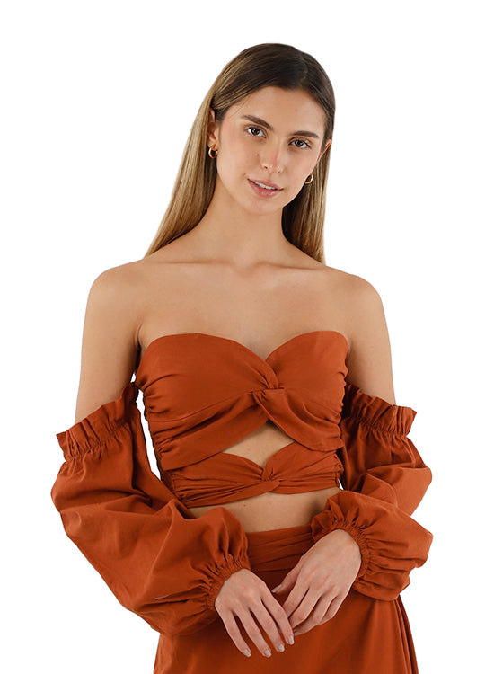 terracotta Kai Top for woman