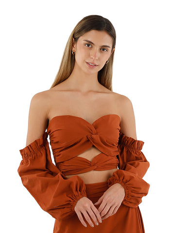 terracotta Kai Top for woman