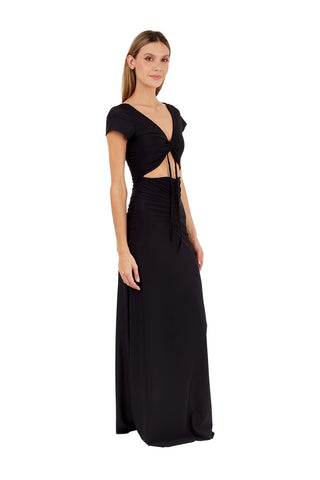 Black Peace Long dress for woman