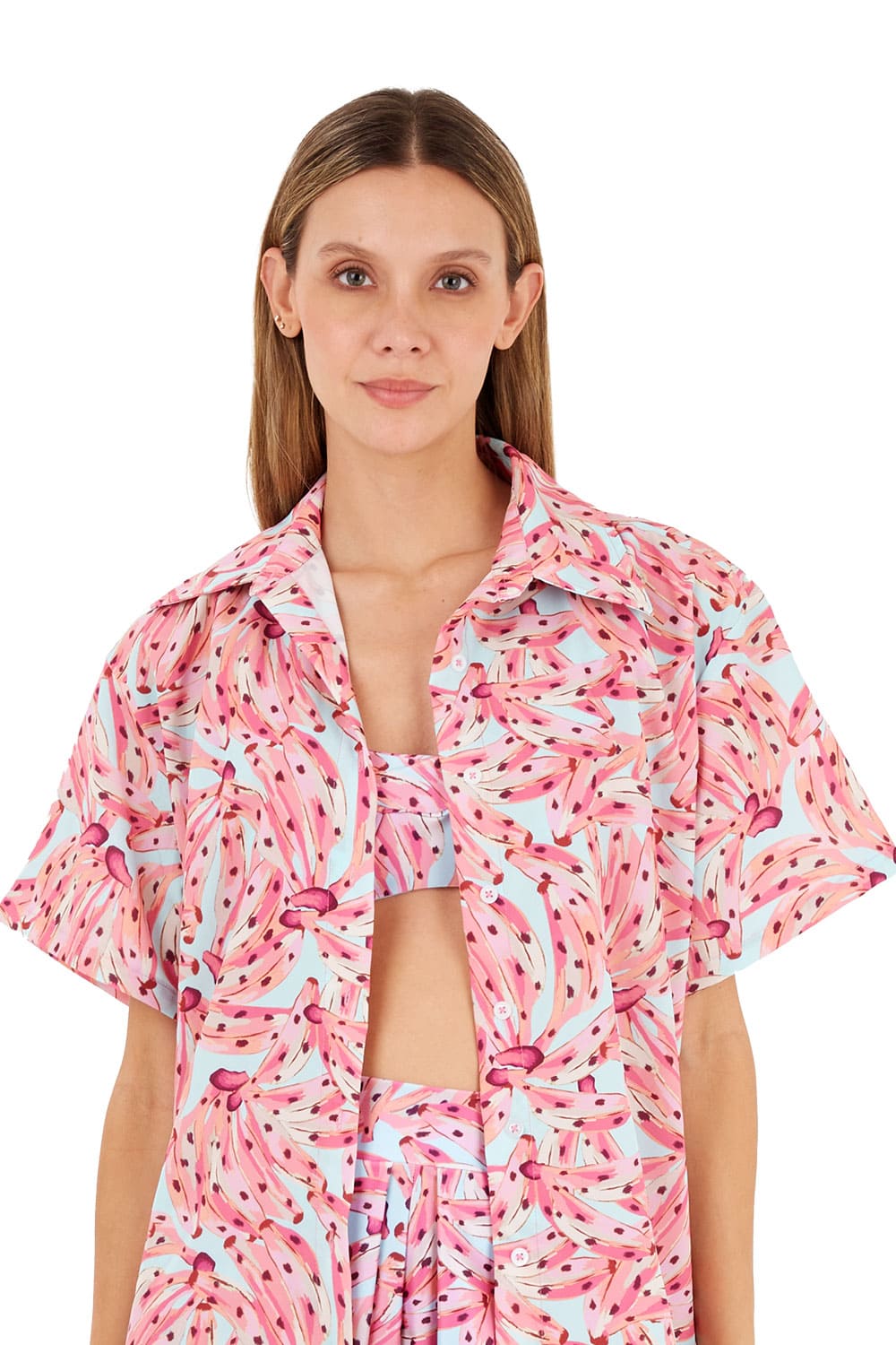 Print Pink Alexa Shirt for woman