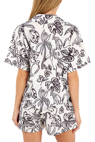 Print Toucan Ivory Alexa Shirt for woman