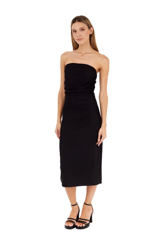 Black Noemi Long dress for woman