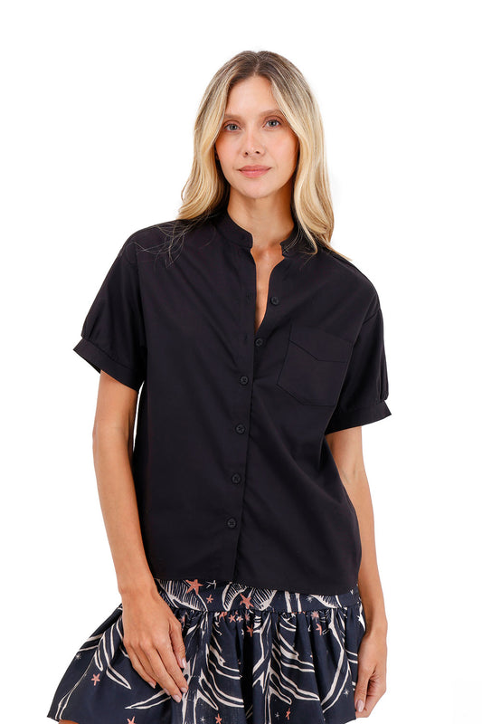 Shirt Palm Black