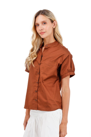 Shirt Palm Taupe