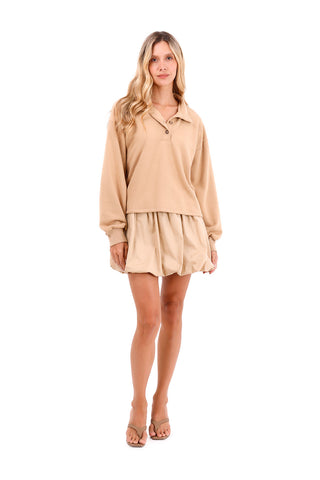 Skirt Short Coral Taupe