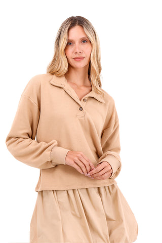 Sweatshirt Eden Taupe