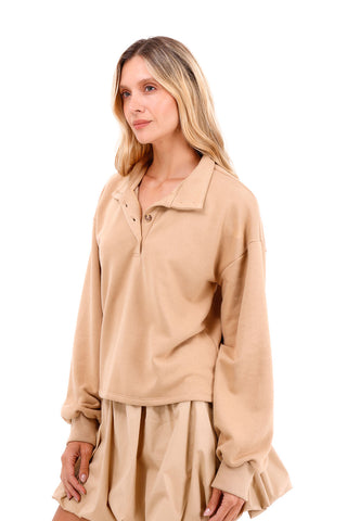 Sweatshirt Eden Taupe