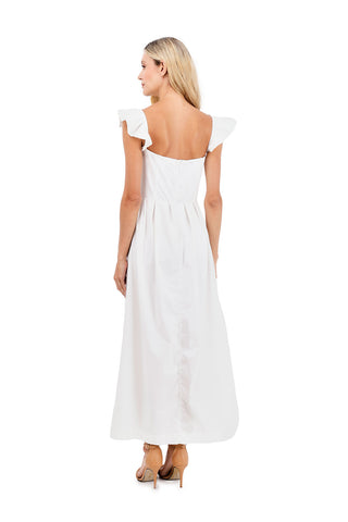 Dress Long Flora Ivory