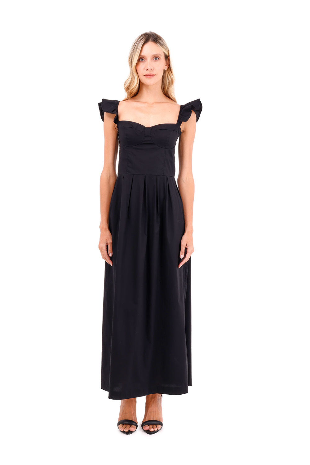 Dress Long Flora Black