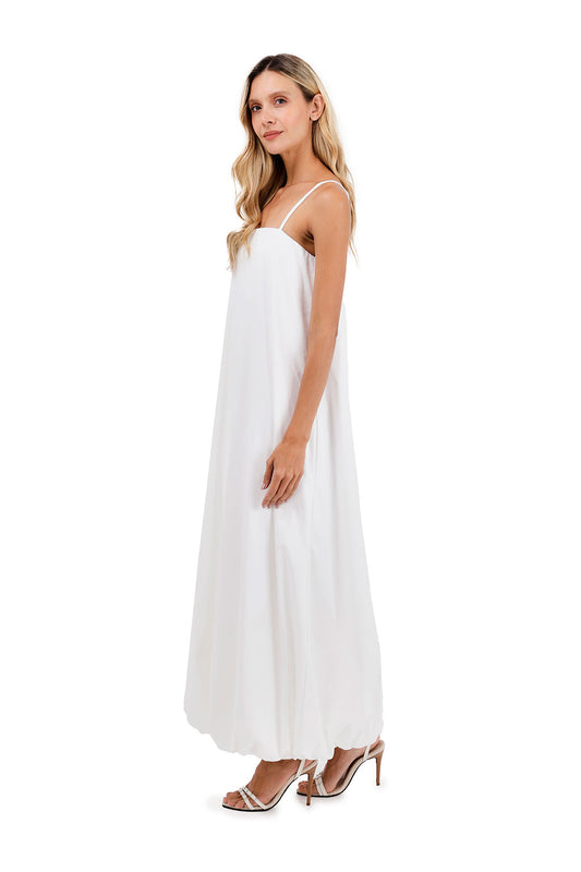Dress Long Marine Ivory