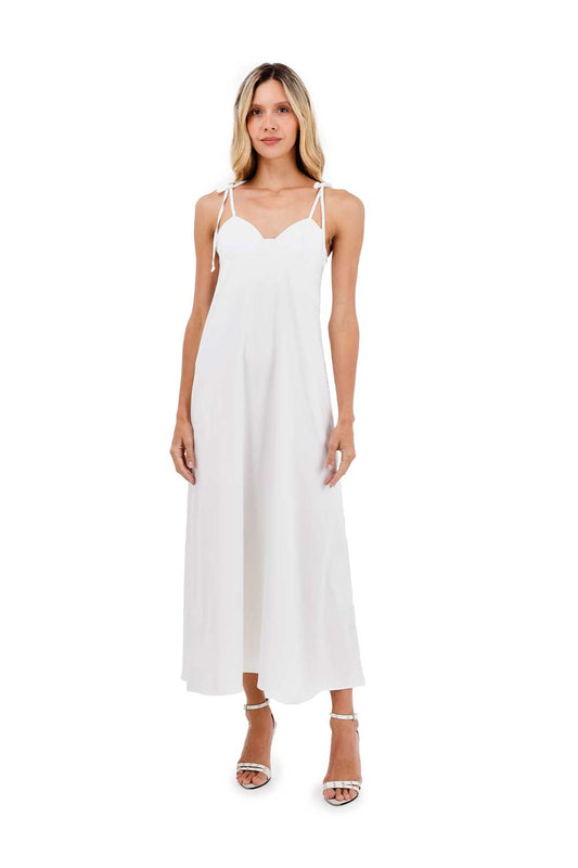 Dress Long Oceanic Ivory