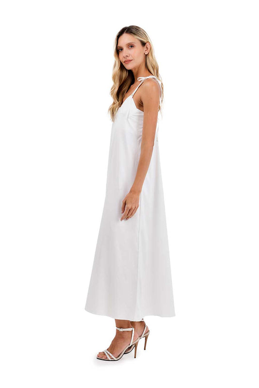 Dress Long Oceanic Ivory