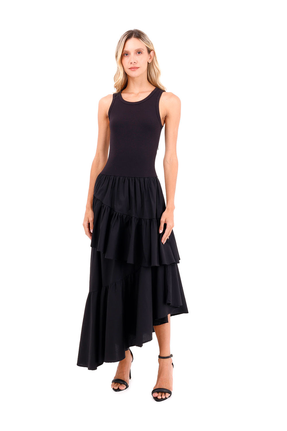 Dress Long Fire Black