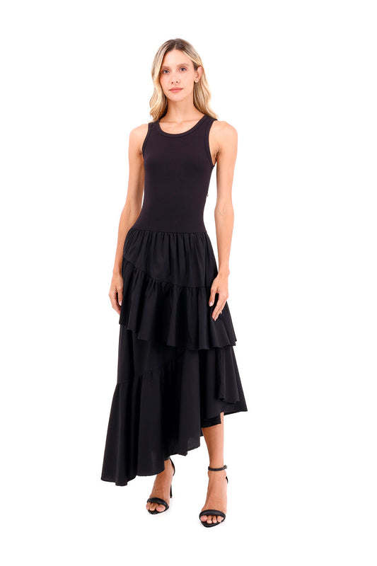 Dress Long Fire Black