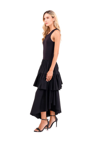 Dress Long Fire Black