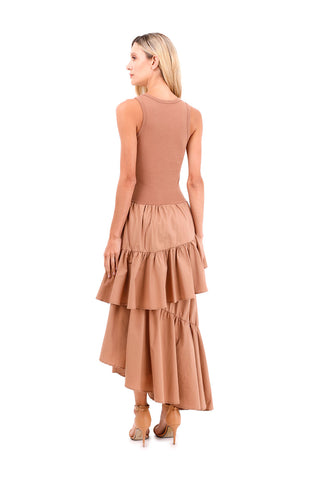 Dress Long Fire Taupe
