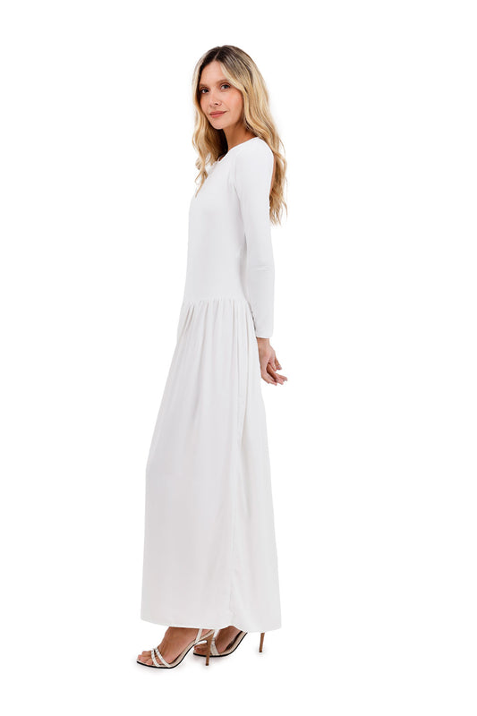Dress Long Bohemian Ivory