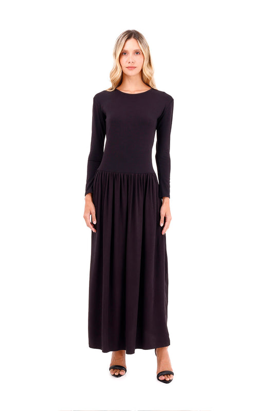 Dress Long Bohemian Black