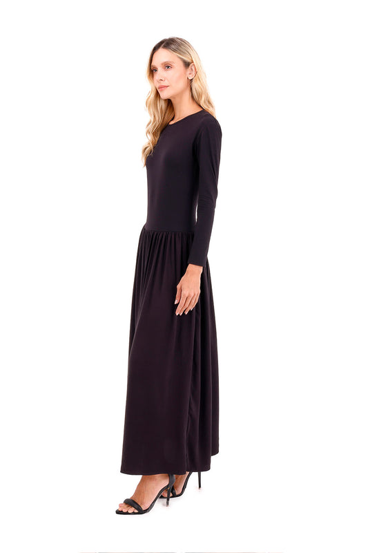 Dress Long Bohemian Black