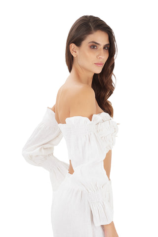 Ivory Adelaide Top for woman