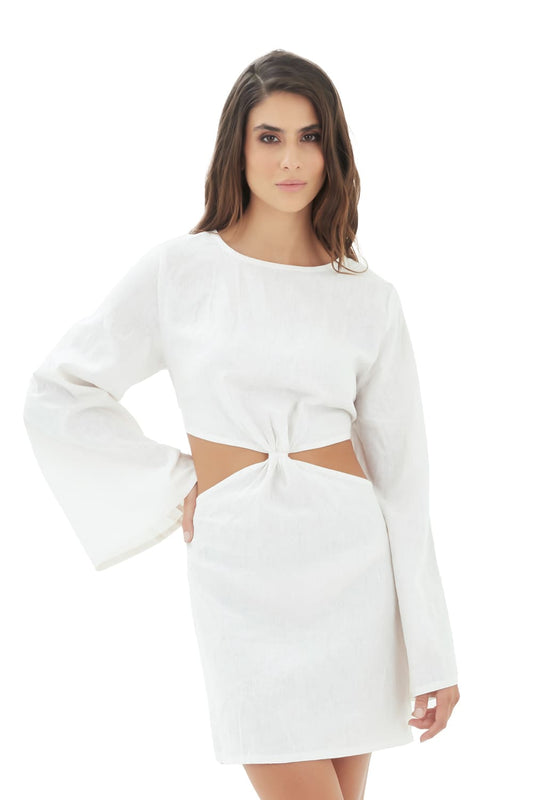 Ivory Albin Mini Dress for woman