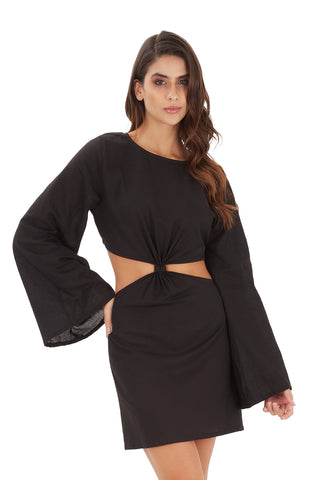 Black Albin Mini Dress for woman