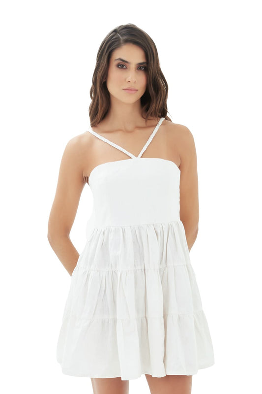Ivory Amanecer Mini Dress for woman