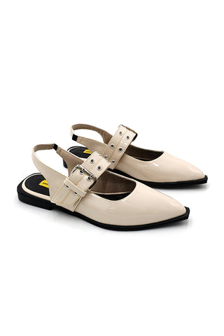 Beige Samantha Flats
