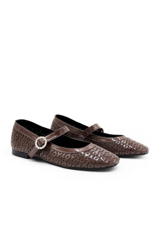 Brown Kristy Flat