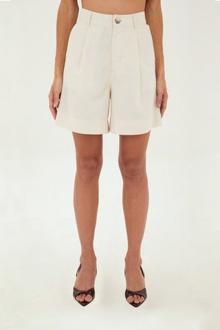 Beige Rosalin Shorts