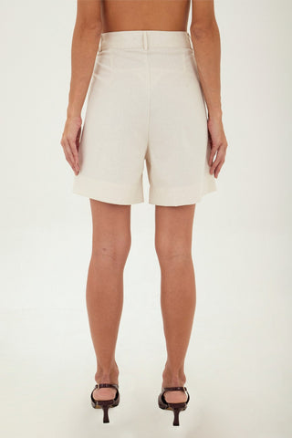 Beige Rosalin Shorts