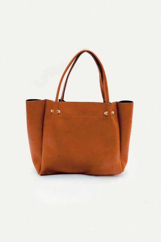 Honey brown Dauphine Satchel for Woman
