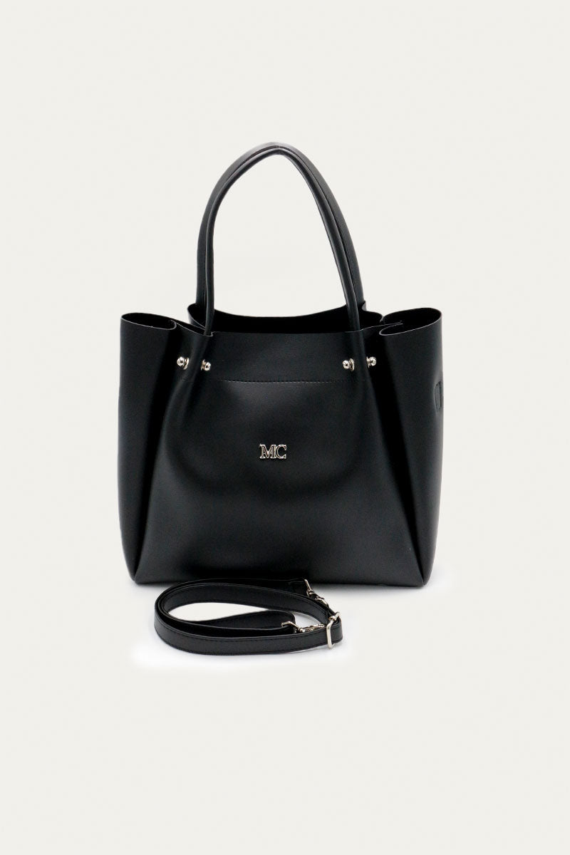 Black Dauphine Satchel for Woman