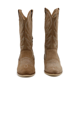 Sand Elora Western Boots