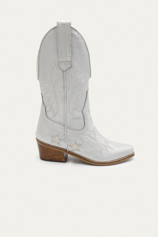 Silver Taos Western boots