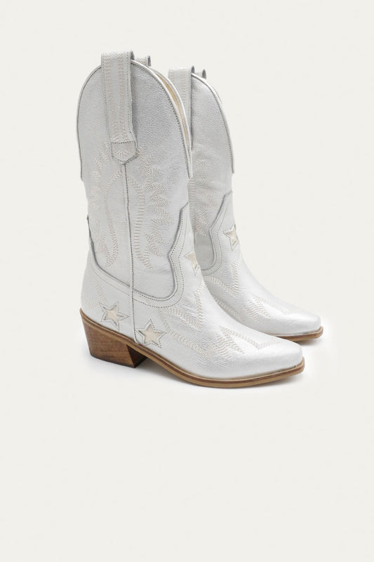 Silver Taos Western boots