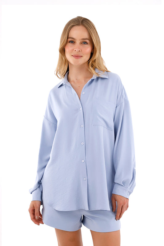 Light Blue Ayden Shirt