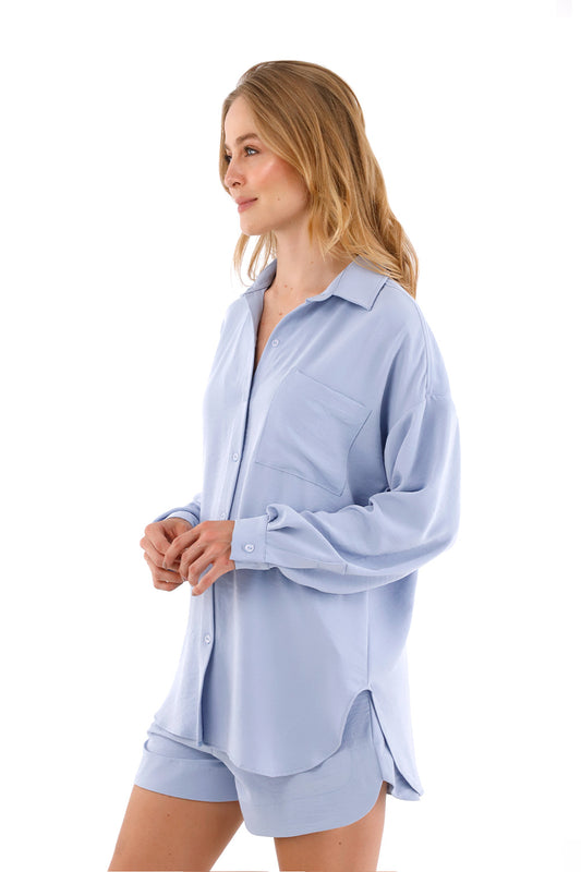 Light Blue Ayden Shirt