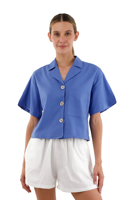 Light Blue Charlize shirt