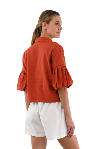 Terracotta Daphne Shirt