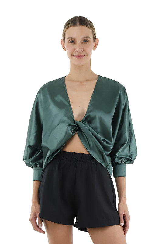 Dark Green Loulou shirt