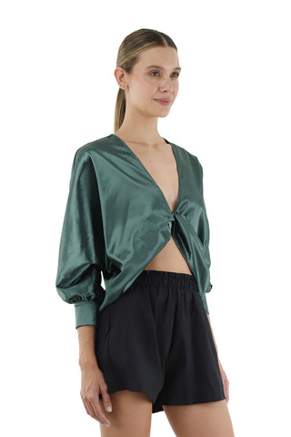 Dark Green Loulou shirt