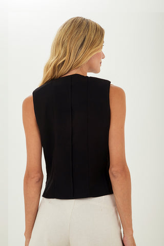 Black Liora Vest