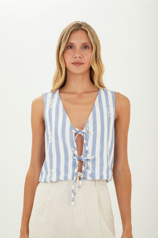 Blue Bianca Vest