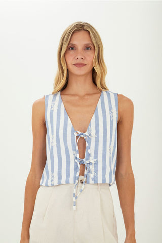 Blue Bianca Vest